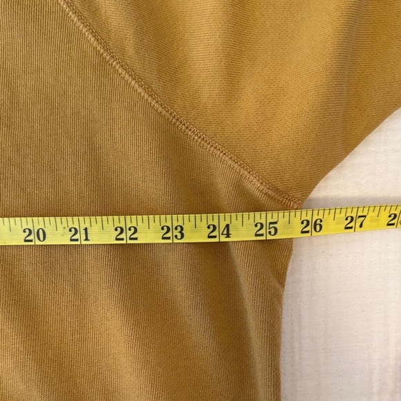 Aerie Mustard Oversized Crew Neck Sweatshirt - Picture 8 of 9